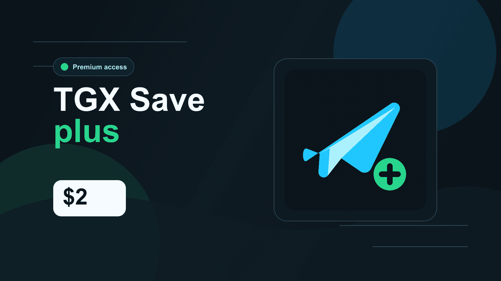 TGX Save Plus membership cover